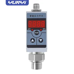 Yunyi 316L Water Pump Pressure Switches With Liquid Differential Inline Electronic Digital Hydraulic Automatic Pressure Switch