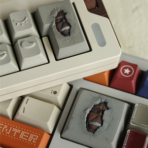 Anime Style Hot Sell Artisan Keycap 3D fait à la main pour <span class=keywords><strong>clavier</strong></span> mécanique d'attache sur Titan - Product Image 2