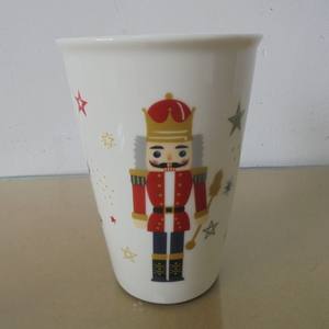 Mug à café en céramique à paroi simple avec logo personnalisé, <span class=keywords><strong>pour</strong></span> <span class=keywords><strong>emporter</strong></span>, avec couvercle en silicone - Product Image 6