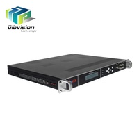 Solución IPTV Q1, Receptor Satelital IRD DVB T2 DVB S2, Gateway IP, Canales Gratuitos, Receptor Satelital con 24 Sintonizadores RF a IP
