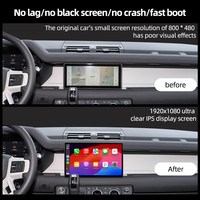 11.4/13.1 Nouvel écran multimédia sans fil CarPlay pour voiture, système d'usine, autoradio, audio, GPS, navigation pour Land Rover Defender 20-25