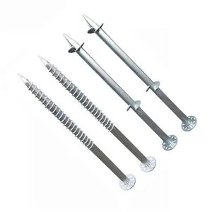 Galvanized <b>Foundation</b> System Earth Ground Screw Spiral Pile - Product Image 6