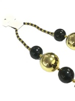 Ensemble d'accessoires personnalisés Mardi Gras perles de grande boule d'or noir faveurs de fête en boîte pour le Nouvel An Halloween Noël; Chinois élégant