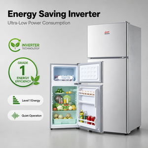 Frigorifero Gome OEM 118L a Doppia Porta a Risparmio Energetico, Congelatore Compatto Indipendente, Mini Frigo per Dormitorio, Hotel, Casa, Silenzioso - Product Image 4