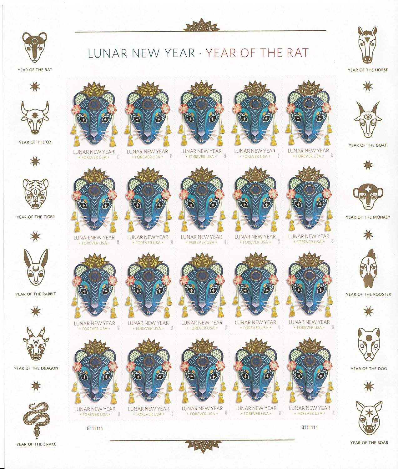 2020 Year of The Rat 500374-R2-162-20STSX