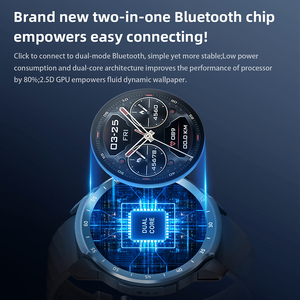 Versione globale MiBro A2 Smartwatch <span class=keywords><strong>1</strong></span>.39 \ "Full HD Color Dual Core <span class=keywords><strong>2</strong></span> + <span class=keywords><strong>1</strong></span> Chipset 70 modalità sport Bluetooth chiamata 2ATM Waterproof IOS - Product Image 3