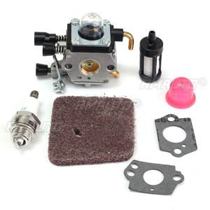 Kit de carburateur pour débroussailleuse Stihl FS38 FS45 FS46 FS55 HS45 FC55 KM55 FS85 avec filtre à air, filtre à carburant et joint de carburateur - Product Image 1