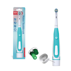 Brosse à dents électrique sonique pour adultes Source Factory, douce, étanche IPX5, autonomie de 30 jours, nettoyage en profondeur, têtes de brosse compatibles - Product Image 5