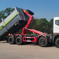 Camion benne compacteuse Dongfeng Diesel Euro 3 à bras de ramassage, système hydraulique, pour assainissement municipal et environnemental mobile