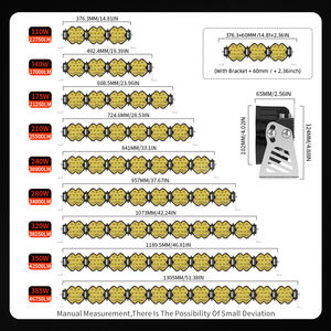 Feux de jour Amber DRL pour tout-terrain, kit de feux LED modulaires connectables pour 4x4, UTV, Polaris RZR, Can-Am X3 - Product Image 6