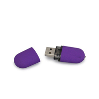Flash Drive USB 2.0 1GB 2GB 4GB, Flash Drive kapsul hadiah murah 3.0 8GB 16GB USB stik memori plastik 32GB 64GB dengan Logo kustom