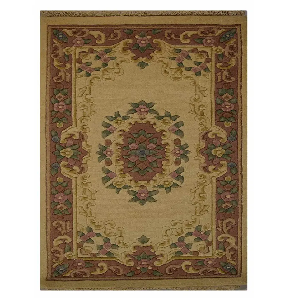 Tappeto di Design persiano annodato a mano in lana Bikaneri 5/32 spessore 12-15MM a prezzo accessibile