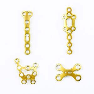 Implants orthopédiques : Kit de plaques de blocage pour pied et <span class=keywords><strong>cheville</strong></span>, pour métatarsien, cuboïde, talus, scaphoïde, artrodesse, fusion droite avec <span class=keywords><strong>vis</strong></span> de 2,7 mm - Product Image 1