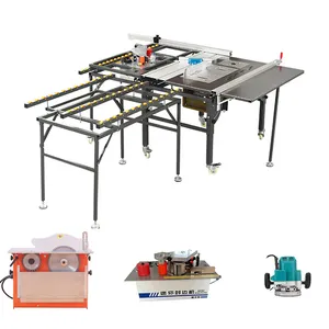 ZDS480 Portable Wood Working Multifunction Sliding Table Panel Saw Machines Double Blade Circular Saw Machine