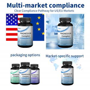 Cápsulas de Complejo de Magnesio que Cumplen con las Normas de EE. UU./UE, cGMP/Ley Alimentaria de la UE |   Proveedor de Marca Privada para Clientes Transfronterizos - Product Image 5