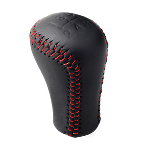 Cnspeed Car Gear <b>Shift</b> <b>Knob</b> 5 Speed Manual Leather Red Stitching Ergonomic Design for Toyota - Product Image 5
