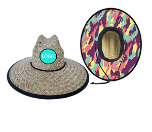 <span class=keywords><strong>2022</strong></span> élégant nouvelle arrivée Design qualité mexicain Sombrero plage large bord sauveteur Surf chapeau <span class=keywords><strong>de</strong></span> paille sur mesure pour la vente en gros - Product Image 2