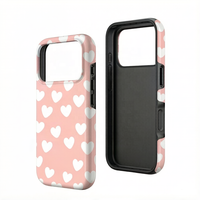 Coque de téléphone 2-en-1 double couche 3D par sublimation pour iPhone 17 Pro Max avec protection magnétique antichoc et design personnalisé