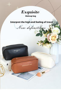 Organizador de Maquillaje al por Mayor, Neceser de Lujo para Mujer, Estuche de Almacenamiento, Bolsa de Cosméticos con Cierre para Viaje - Product Image 5