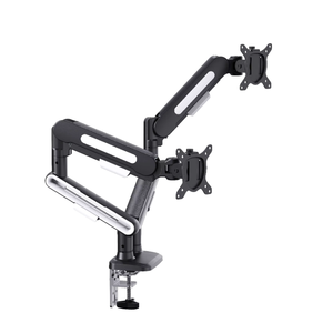 <span class=keywords><strong>Support</strong></span> de moniteur <span class=keywords><strong>double</strong></span> écran <span class=keywords><strong>VESA</strong></span> réglable et pivotant, multicolores, pour écran jusqu'à 34 pouces - Product Image 2