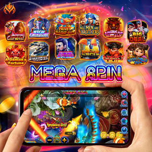 Megaspin English Online Video Games Software 80 Multi Skill Games <b>WiFi</b> Enabled Realistic Sound Fish Game - Product Image 3