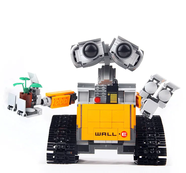 687 Đồ Chơi Pc Cho Trẻ Em Người Sáng Tạo Tương Thích 16003 Ý Tưởng Robot WALL E Nhân Vật Hành Động Xây Dựng Khối Quà Tặng Sinh Nhật