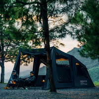 Tente gonflable Goout Springhill 4P Shelter, fort souterrain, une pièce, une salle de bain, camping en plein air, tente pneumatique imperméable Bc