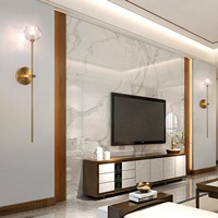 Lampe murale simple et moderne, style luxueux, lampe en cristal à tête unique, salon, mur de télévision, chambre à coucher, lampe de chevet