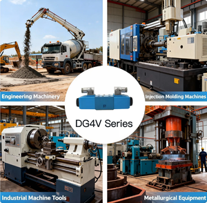 Válvulas direccionales proporcionales DG4V 3 5 para equipos metalúrgicos, excavadoras, cargadoras, grúas, camiones bomba de hormigón, de tipo sumergido - Product Image 4