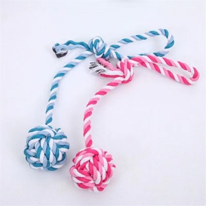 Düğüm Şeklinde Hayvan Figürlü Diş Kaşıyıcı İpli İnteraktif Çekme Oyuncağı Köpek Oyuncağı - Product Image 6