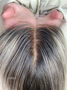 Nouvelle conception 2026 Shy Mini Perruque Topper 100% Cheveux Vierges Lace Front 5x5 8x8 Blonde Cheveux Européens 16 Pouces pour Femmes Blanches - Product Image 4