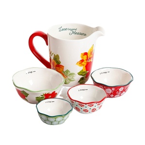 Ensemble de tasses à mesurer en céramique multicolores en gros - Product Image 1