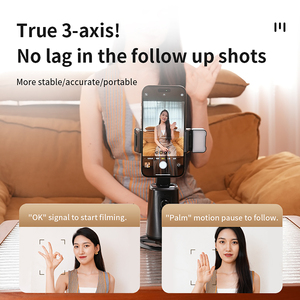Perche à selfie intelligente A200, support <span class=keywords><strong>de</strong></span> téléphone, rotation à 360°, suivi automatique, stabilisateur, trépied pour téléphone, suivi automatique du visage, support pour smartphone - Product Image 3