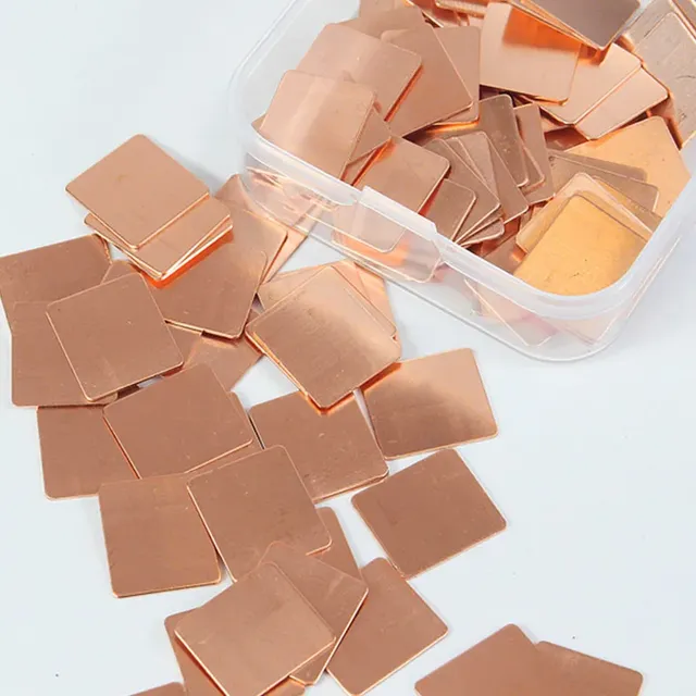 50PCS/Lot Copper Heatsink Thermal Pad for GPU CPU VGA Chip RAM Copper Sheet for Mobile Android Samsung Phone Repair Tool