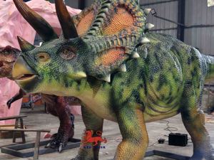<span class=keywords><strong>Jurassic</strong></span> Dino <span class=keywords><strong>World</strong></span> Parque de Atracciones Robot Simulación Mecánica Tamaño Real Realista Animatronic <span class=keywords><strong>Triceratops</strong></span> para Exposición - Product Image 5