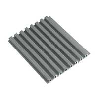 Panneaux en PVC pour mur intérieur Panneaux muraux à lamelles en WPC