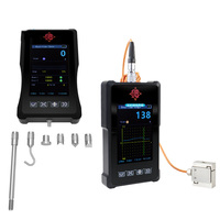 Dynamomètre portatif Dynamomètre à main numérique Instrument de mesure Mesure Pull Pousser indicateur de cellule de charge Rechargeable à main