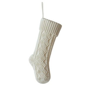 Wholesale New Design Large Candy Knitted Wool Xmas Decorations 18'' Striped <b>Christmas</b> <b>Stockings</b> - Product Image 6