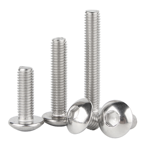 304 thép không gỉ Lớn Đầu phẳng Hex ổ cắm vít, nấm đầu Allen bu lông, rộng <span class=keywords><strong>Pan</strong></span> đầu vòng vít M2-M10 - Product Image 3