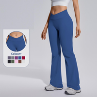 Legging olahraga yoga seamless high waisted terlaris untuk wanita