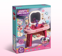 3 en 1 Valise Portable Préscolaire Jouet Faire semblant de Jouer Jouets pour Enfants Beauté Maquillage Ensemble Jouets