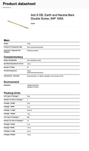 Nouvel équipement <span class=keywords><strong>d</strong></span>'automatisation industrielle <span class=keywords><strong>d</strong></span>'<span class=keywords><strong>origine</strong></span>, prix usine, barres <span class=keywords><strong>terre</strong></span> et neutre à double vis, 84p 165a Plc - Product Image 2