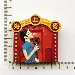 Aimants de réfrigérateur chinois créatifs et personnalisés 3D, souvenirs de lieux touristiques nationaux, décoration - Product Image 5