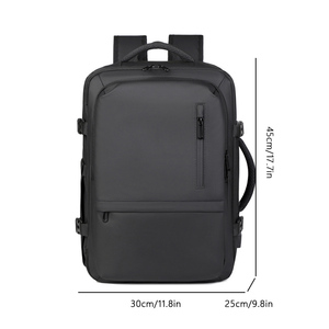 <span class=keywords><strong>Sac</strong></span> à <span class=keywords><strong>dos</strong></span> de voyage polyvalent, grande capacité, haut de gamme, pour ordinateur portable, avec <span class=keywords><strong>sangles</strong></span> à coussin d'air et design extensible, idéal pour les affaires et les loisirs en extérieur. - Product Image 5