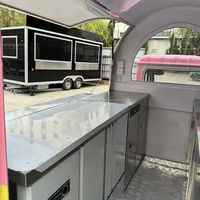 Camion de nourriture électrique Street MoPink, chariot mobile à 3 roues pour boissons, camion de café de rue à vendre, tricycle électrique pour la vente de nourriture