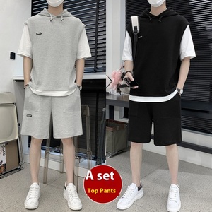 Conjunto de Camiseta Deportiva de Verano para Hombre, Moderna, Casual, de Secado Rápido, Transpirable, Diseño Holgado y Cómodo - Product Image 4