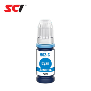 Encre en vrac SCI Factory T502/T-502 pour CISS Inktank WorkForce <span class=keywords><strong>ET</strong></span>-4750 ET3750 4760 <span class=keywords><strong>ET</strong></span>-3710 <span class=keywords><strong>3700</strong></span>, 70 ml, couleurs B/C/M/Y - Product Image 2