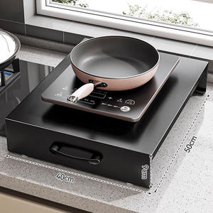 Nouveau design <span class=keywords><strong>plaque</strong></span> de couverture de cuisinière à gaz moderne fer debout Type <span class=keywords><strong>support</strong></span> de rangement de cuisine <span class=keywords><strong>pour</strong></span> <span class=keywords><strong>plaque</strong></span> de cuisson à <span class=keywords><strong>induction</strong></span> - Product Image 1