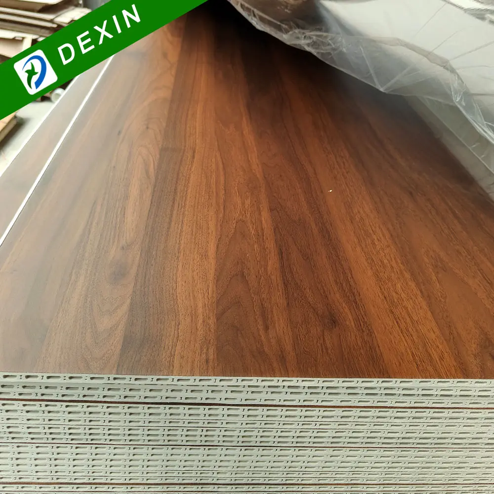 Tablero integrado de panel de pared de madera de bambú plano WPC de alta calidad para Decoración