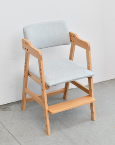 เก้าอี้เรียนรู้ทำจากไม้ขายส่งจากโรงงาน เก้าอี้ทานข้าวปรับระดับได้พนักพิงสูงพร้อมที่วางแขน - Product Image 4